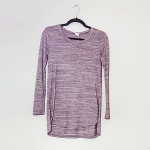 High-Low Long Sleeve Top